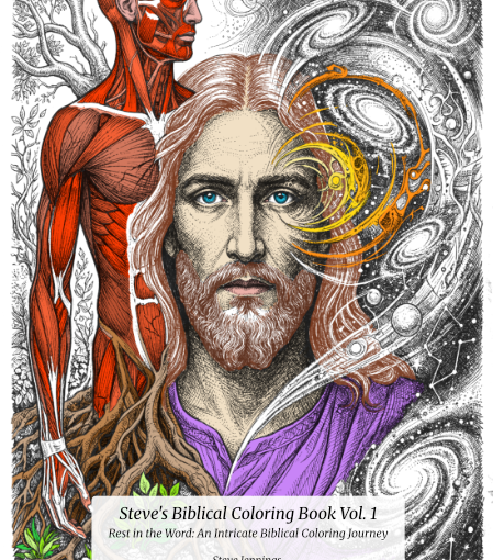 Steve's Biblical Coloring Book Vol. 1 - Cover