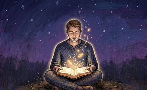 Man Reading Bible