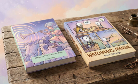 Two books on desk