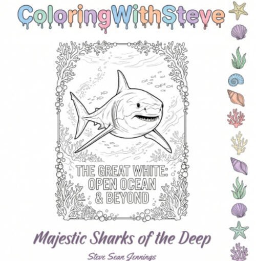 Majestic Sharks of the Deep Cover
