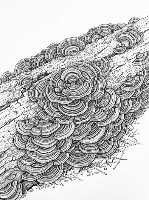Turkey Tail Fungi