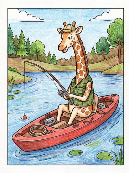 Giraffe Driving
