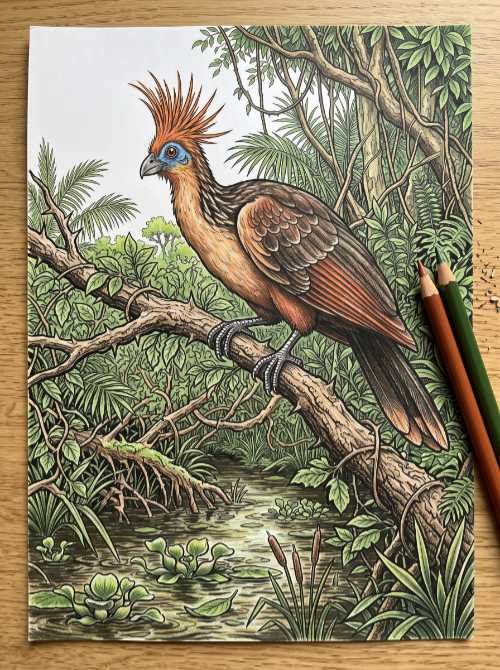 Hoatzin Bird